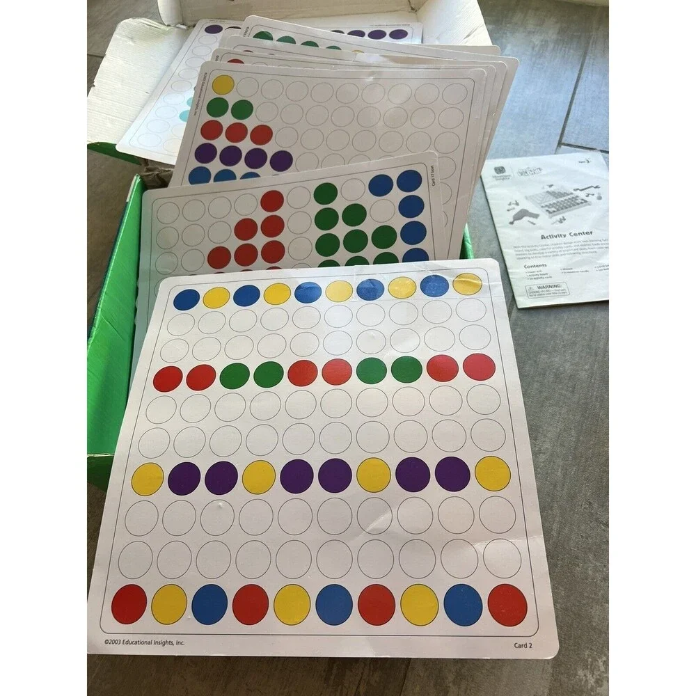 Educational Insights Design & Drill Activity Center Montessori Learning STEM Toy